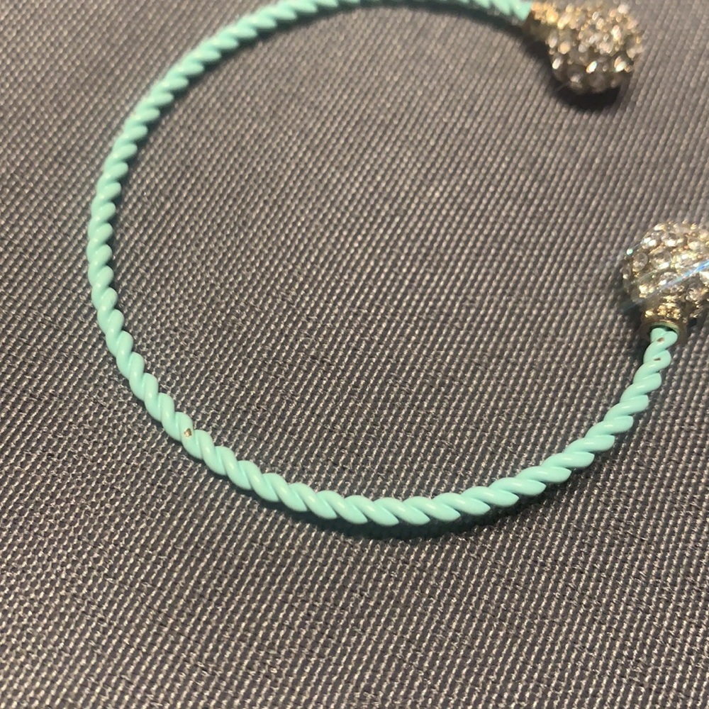 ⭐️Final Price⭐️ Pavé Tiffany blue bracelet - Picture 6 of 6